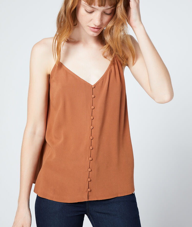 Camisola abotonada sabana.