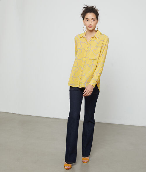 Camisa con estampado de cadenas c.curry.