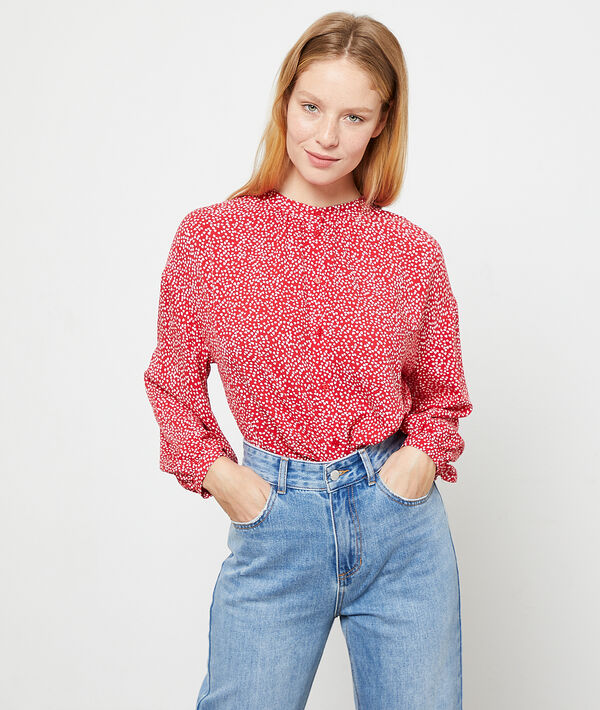 Blusa con estampado de corazones Blusa con estampado de corazones