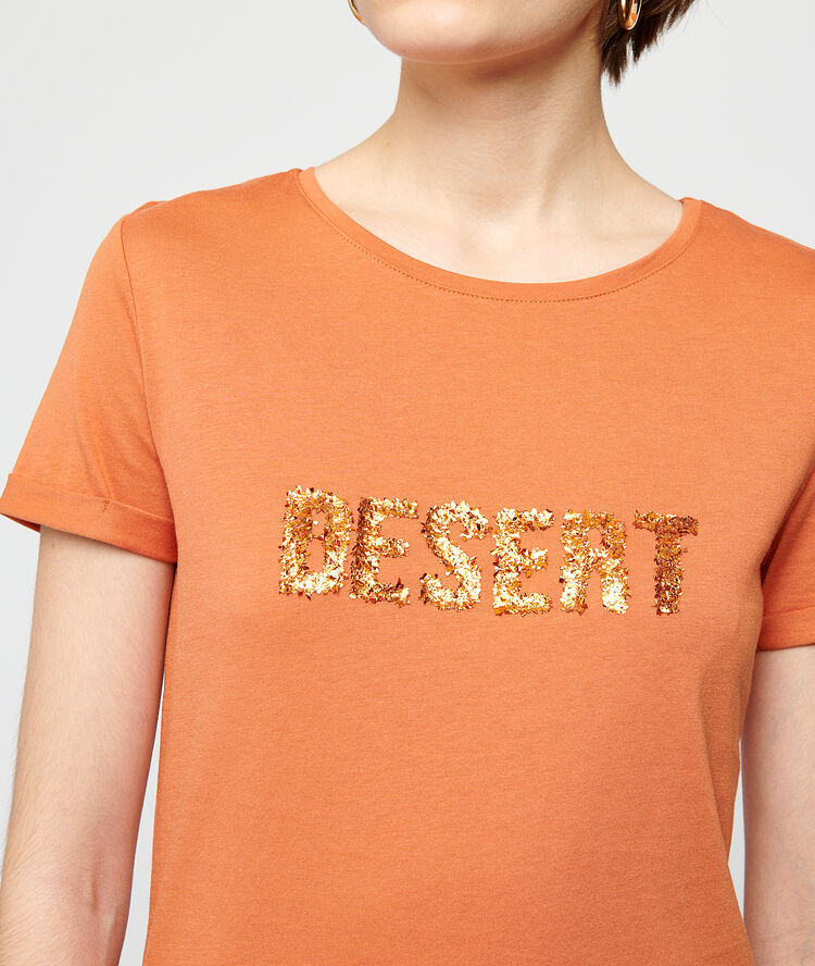 Camiseta ‘désert’ naranja.