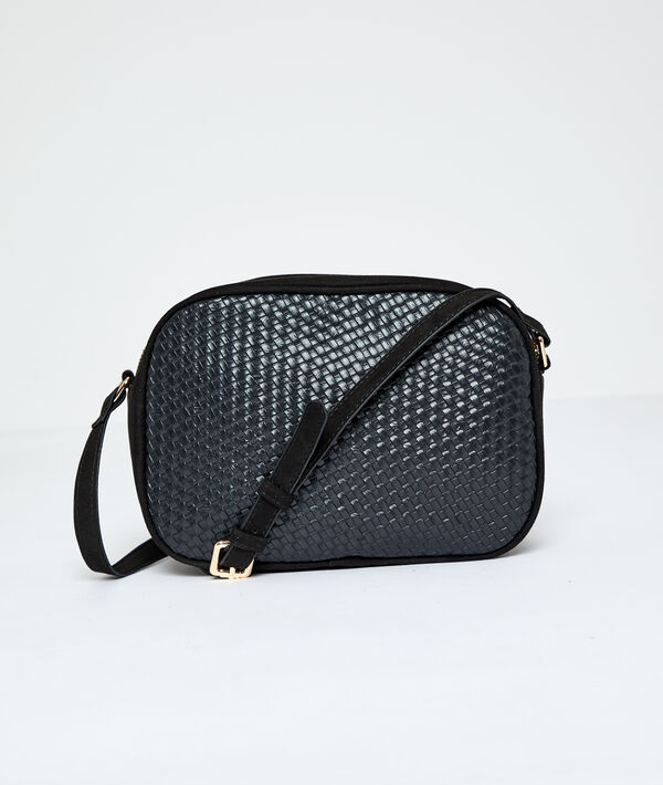Bolso bandolera dos texturas - BALIBA - TU - Negro - Mujer - Etam