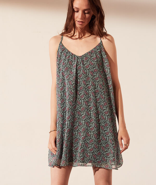 Vestido vaporoso 2 en 1 con top integrado Vestido vaporoso 2 en 1 con top integrado