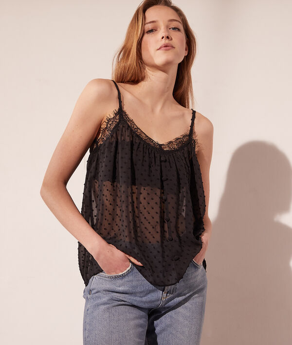 Top de tul plumetis Top de tul plumetis