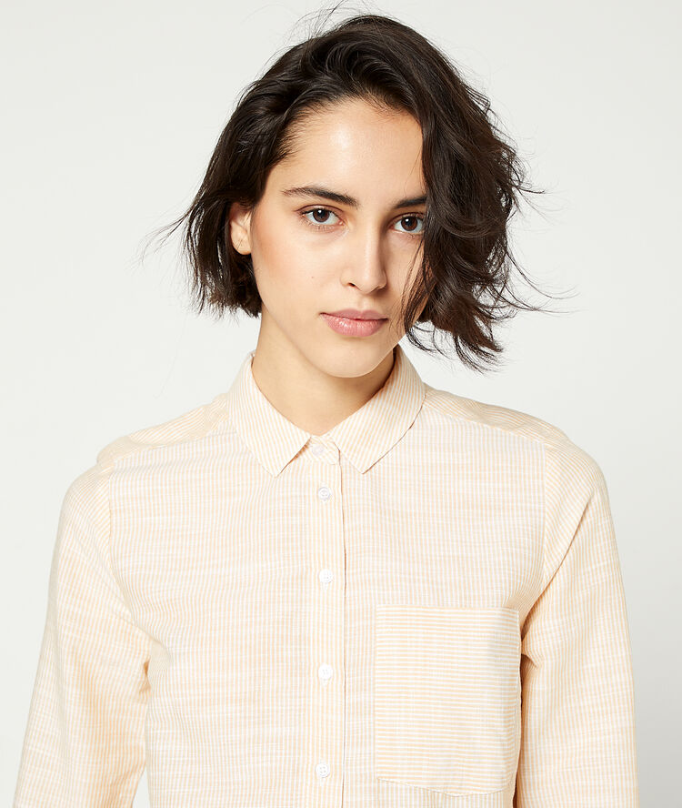 Camisa a rayas c.miel.