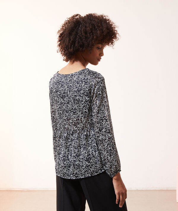 Blusa estampada 2 en 1 con top integrado Blusa estampada 2 en 1 con top integrado