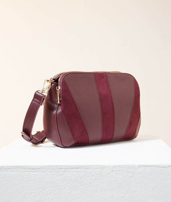 Bolso bandolera dos texturas Bolso bandolera dos texturas