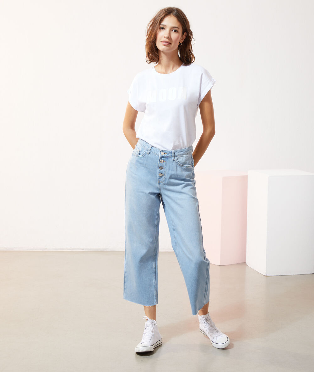Camiseta ‘moon’ blanco.