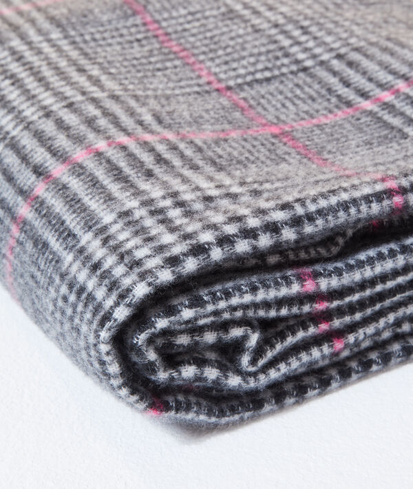 Bufanda plaid estampado de cuadros Bufanda plaid estampado de cuadros
