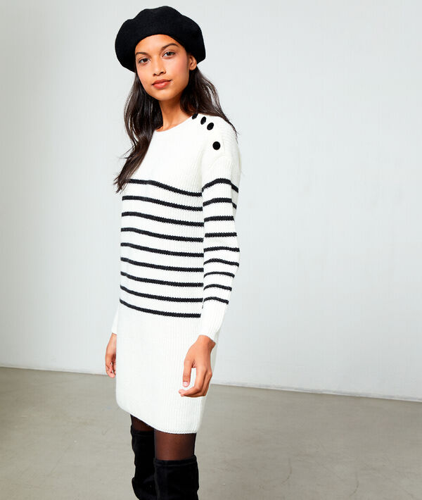 Vestido jersey a rayas Vestido jersey a rayas