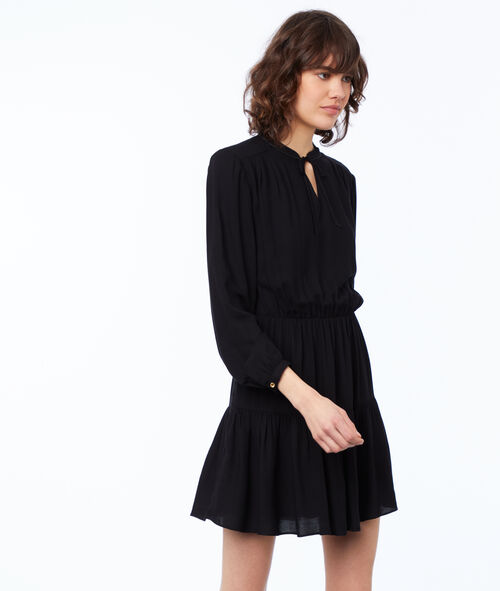 Vestido manga larga liso Vestido manga larga liso