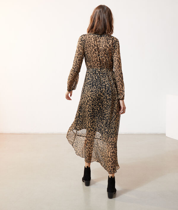 Vestido largo estampado leopardo Vestido largo estampado leopardo