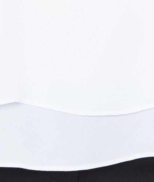 Top vaporoso con tirantes blanco.
