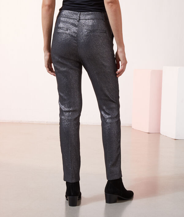 Pantalon cigarette pailleté Pantalon cigarette pailleté
