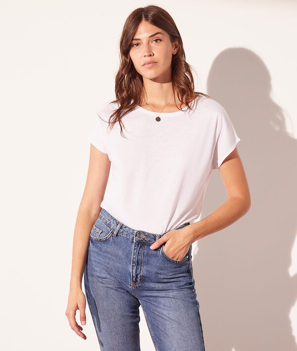 Camiseta con motivos de encaje Camiseta con motivos de encaje