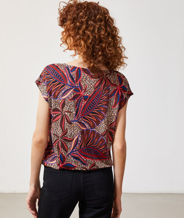 Top estampado hojas Top estampado hojas