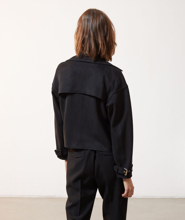Chaqueta tipo biker, efecto ante Chaqueta tipo biker, efecto ante