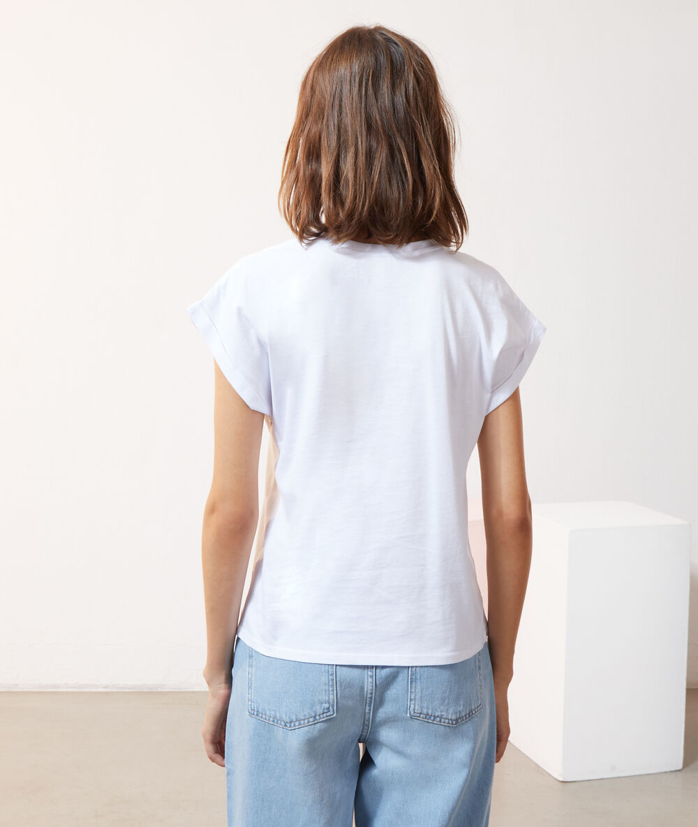 Camiseta ‘moon’ blanco.