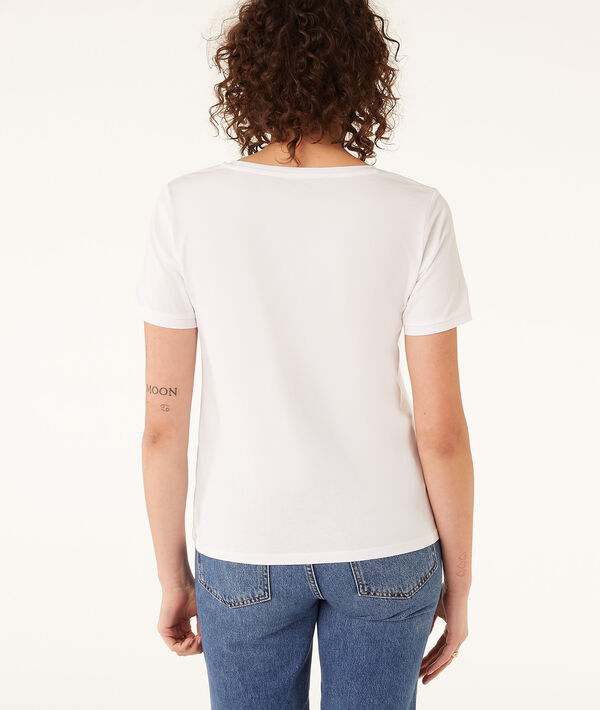 Camiseta lisa escote en V Camiseta lisa escote en V