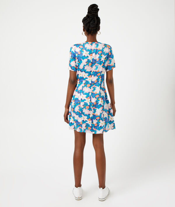 Vestido corto estampado floral Vestido corto estampado floral