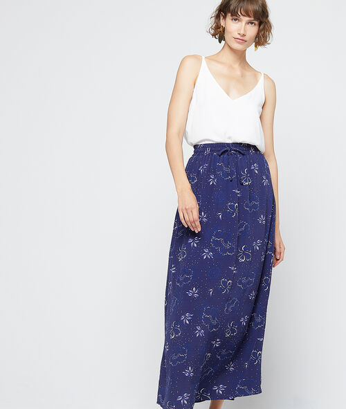 Falda larga estampado floral Falda larga estampado floral