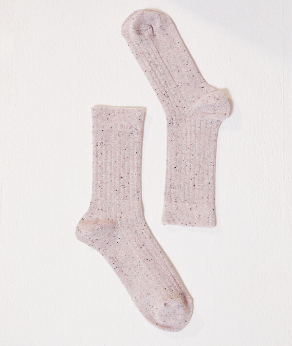Calcetines con hilos de color Calcetines con hilos de color