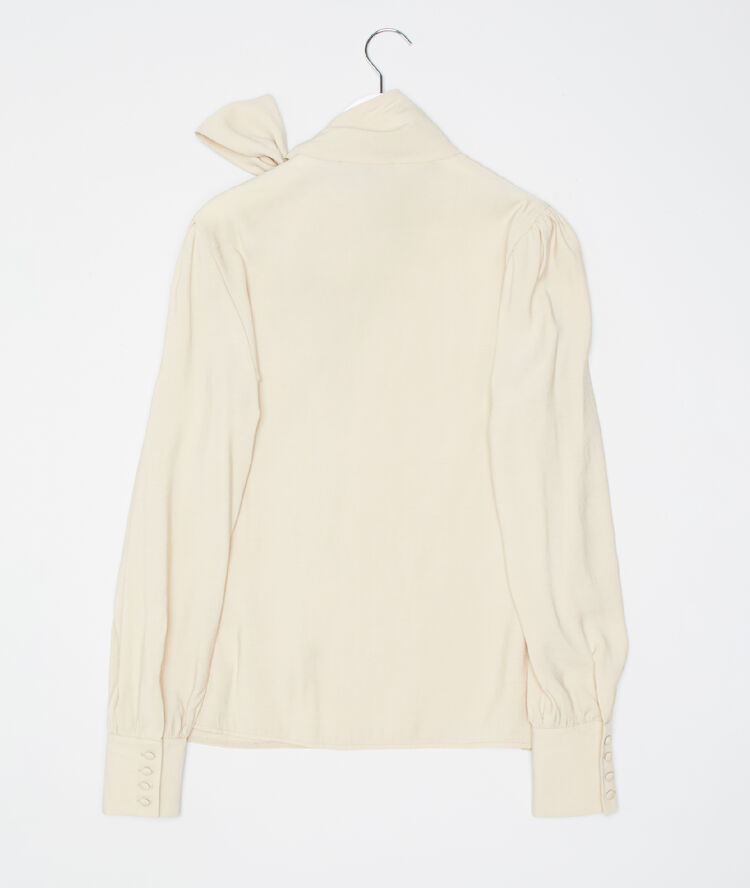 Blusa anudada c.camel.