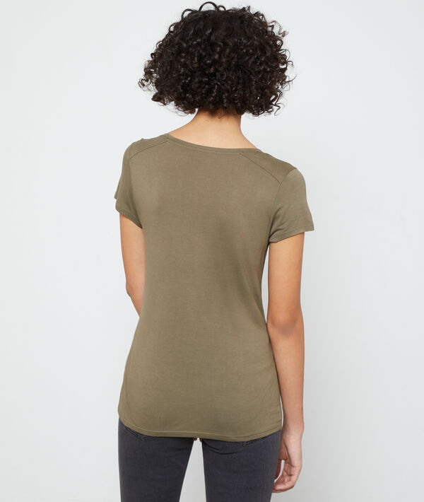 Camiseta cuello en V Camiseta cuello en V