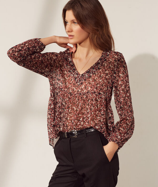 Blouse fluide imprimé fleuri Blouse fluide imprimé fleuri