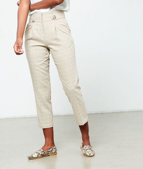Pantalón alto de pinza Pantalón alto de pinza