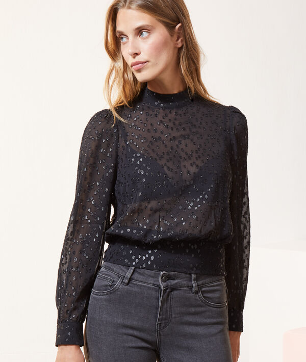 Blouse plumetis transparente Blouse plumetis transparente