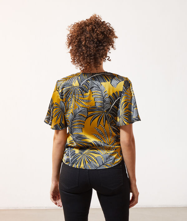 Top estampado hojas Top estampado hojas