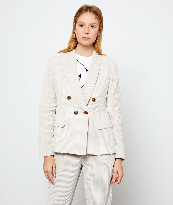 Chaqueta de sastre de pana acanalada Chaqueta de sastre de pana acanalada