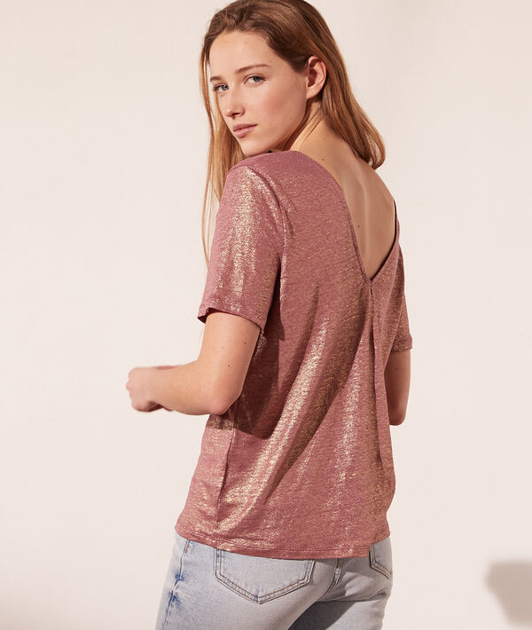 Camiseta irisada de lino Camiseta irisada de lino