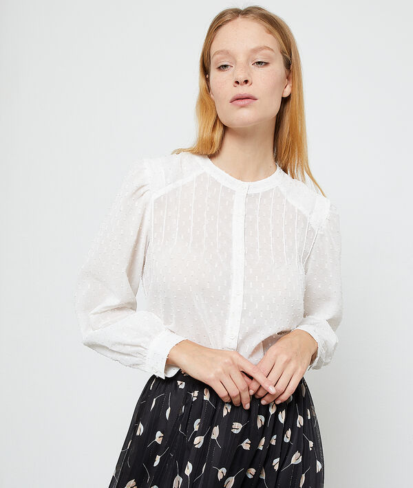 Camisa de plumetis Camisa de plumetis