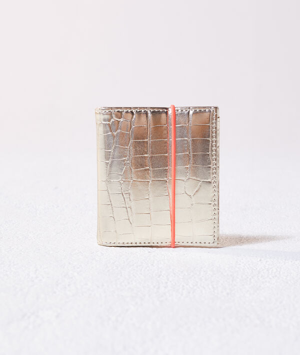 Cartera piel efecto cocodrilo Cartera piel efecto cocodrilo