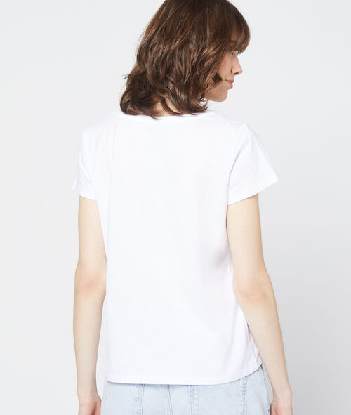 Camiseta ‘indépendante’ en algodón Camiseta ‘indépendante’ en algodón