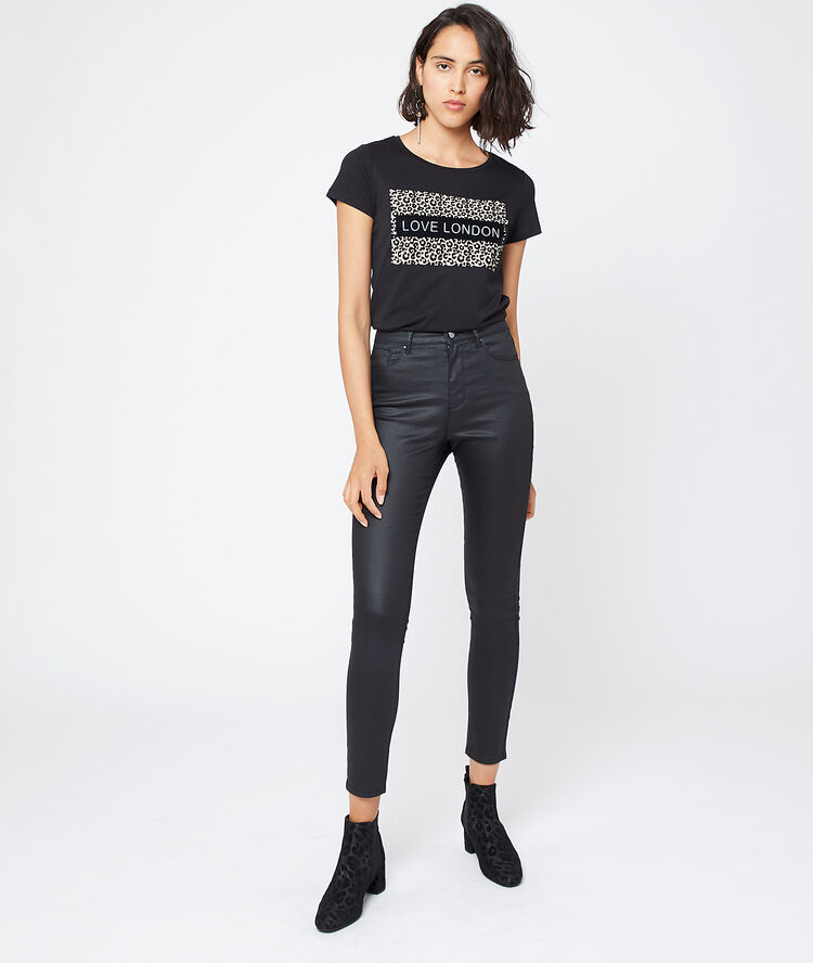 Camiseta 'love london' negro.