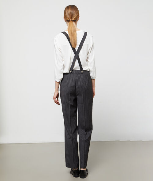 Pantalón ancho con tirantes Pantalón ancho con tirantes