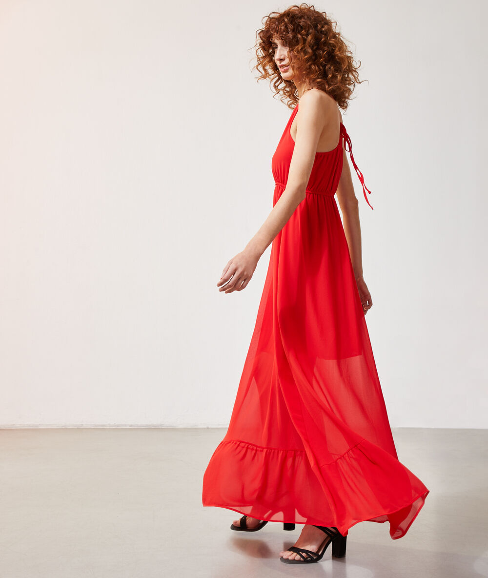 Vestido largo geranio.