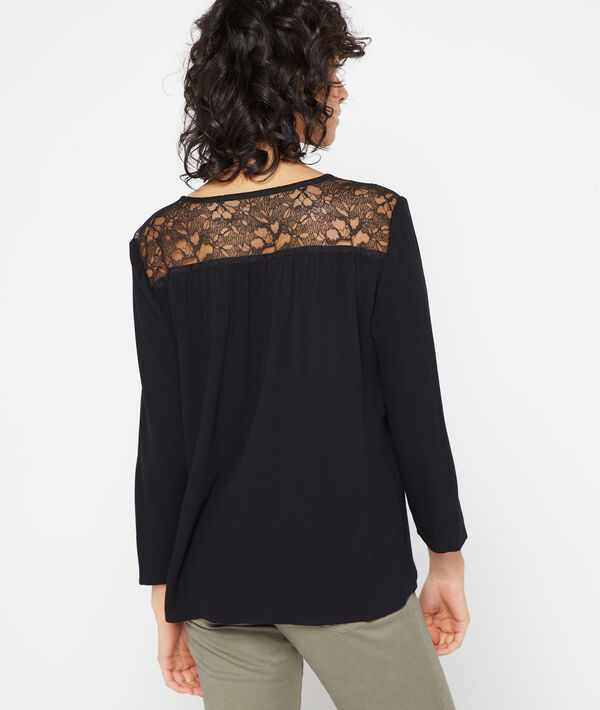 Blusa espalda de guipur Blusa espalda de guipur