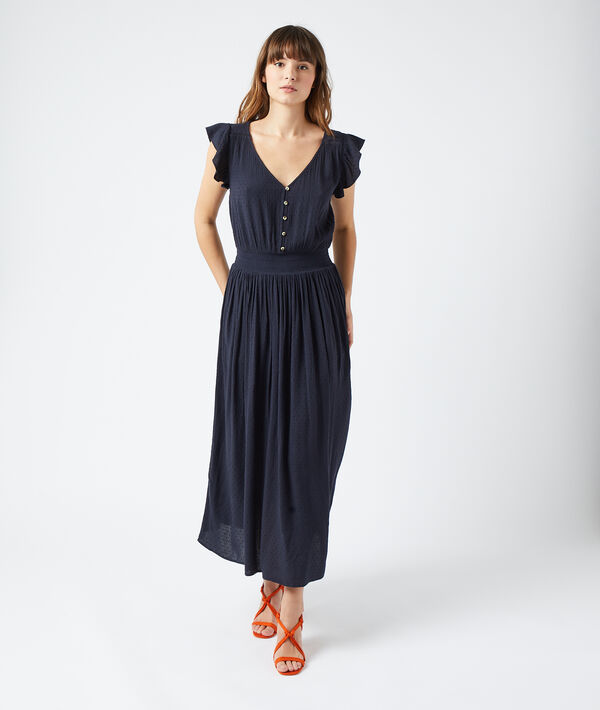 Vestido largo tul plumeti Vestido largo tul plumeti