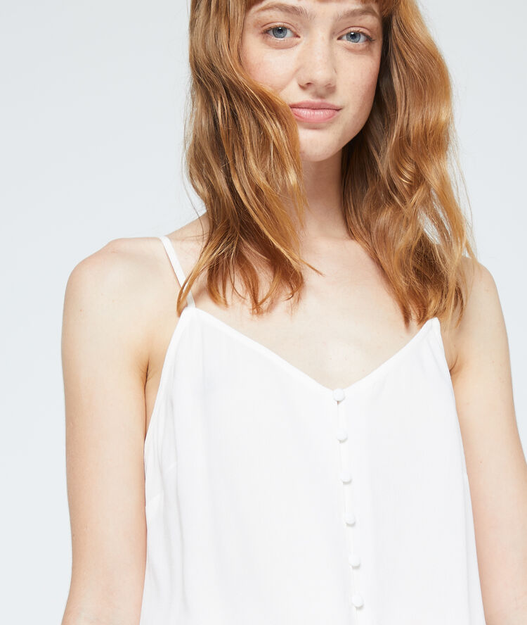 Camisola abotonada crudo.
