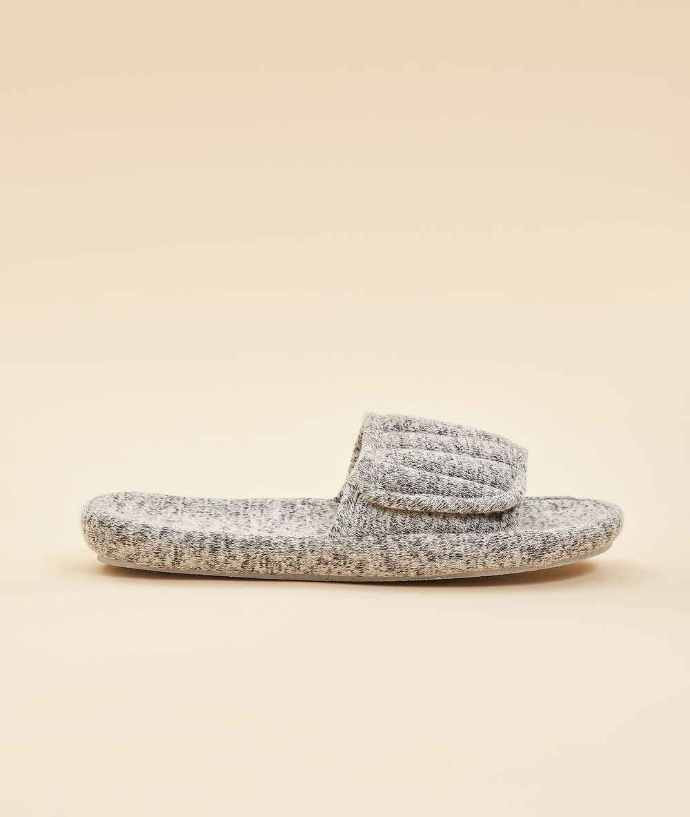 Zapatillas tipo chancla c.c.gris.