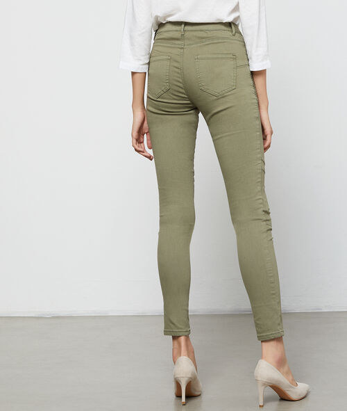 Pantalón estrecho bolsillos con cremallera Pantalón estrecho bolsillos con cremallera