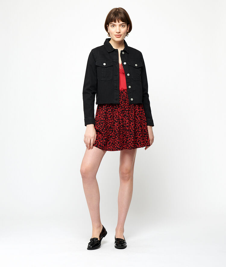 Chaqueta vaquera negro.