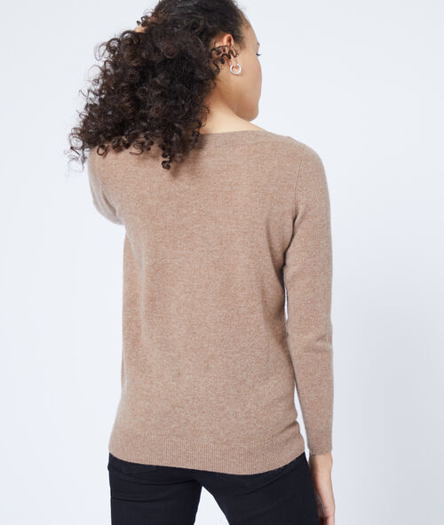 Pull col bateau en cachemire Pull col bateau en cachemire