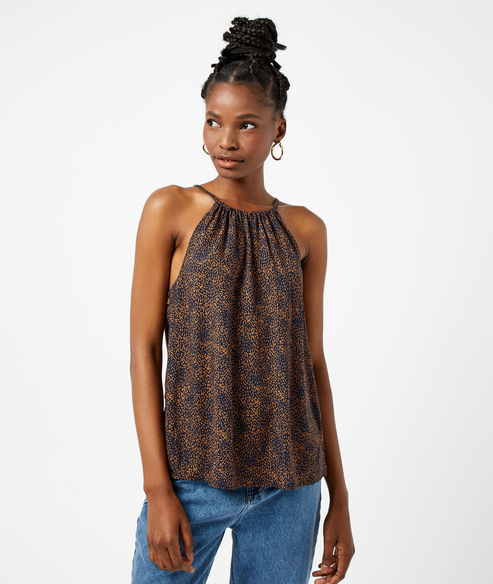 Top estampado sabana.
