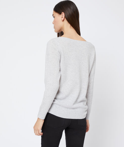 Pull col bateau en cachemire Pull col bateau en cachemire