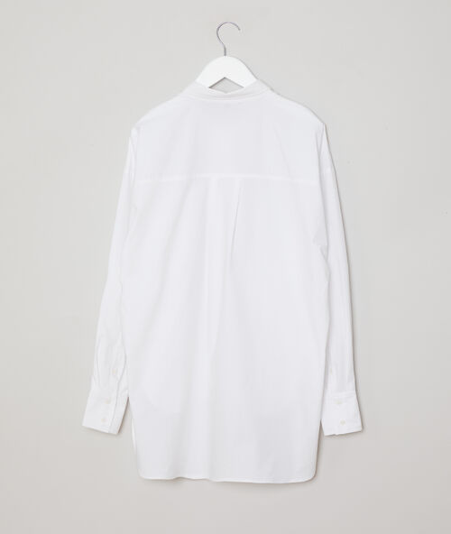 Camisa oversize blanco.