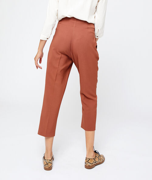 Pantalón cigarette de pinza Pantalón cigarette de pinza